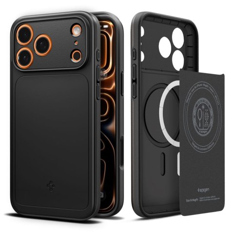Etui case plecki na iPhone 17 Pro Max Thin Fit MagSafe - czarne