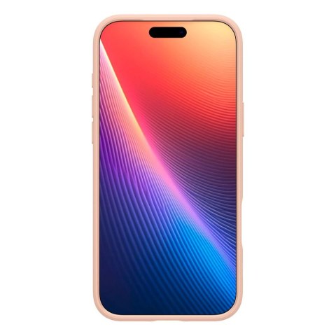 Etui pokrowiec case na iPhone 17 Pro Max Liquid Air - tytanowo-różowe