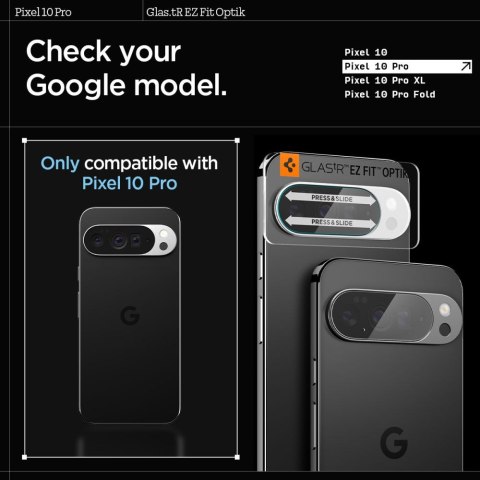 Osłona aparatu na Google Pixel 10 Pro Optik Glas.tR - 2 szt.