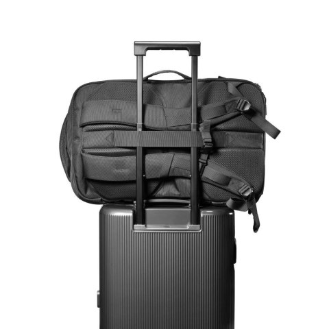 Plecak bagaż podręczny na laptopa do Ryanair Wizzar 20L 40x20x25cm - czarny