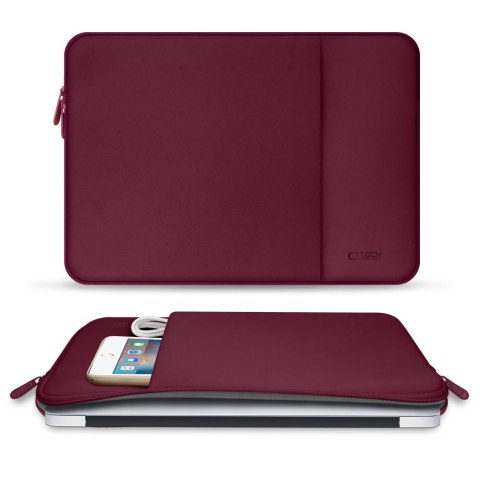 Pokrowiec etui ochronne Neopren na laptopa 14'' - bordowy