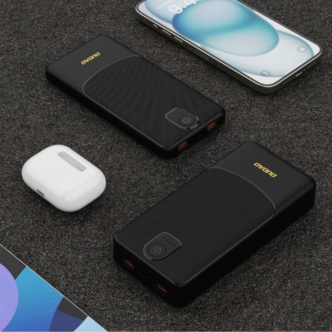 Powerbank K10 10000mAh USB-A 12W 2.4A - czarny