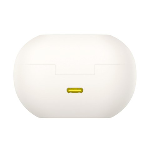 Słuchawki bezprzewodowe douszne otwarte Bass 15 Clip OWS z kablem USB-C - białe
