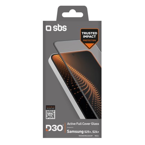 Szkło hartowane do Samsung Galaxy S25+ / S24+ z ramką Tempered Glass D3O