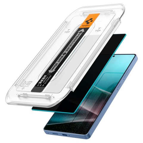 Szkło prywatyzujące z aplikatorem na Samsung Galaxy S25 Ultra Glas.TR Ez Fit Privacy - 2 szt.