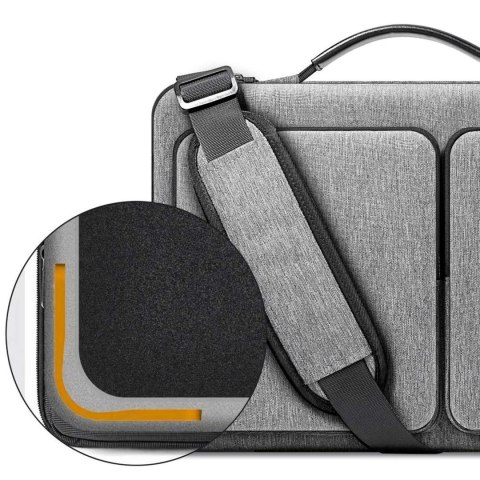 Torba etui pokrowiec Defender Bag na laptopa 15-16'' - szara