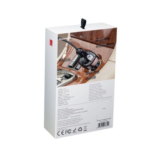 Transmiter FM Bluetooth z odtwarzaczem MP3 USB-A microSD
