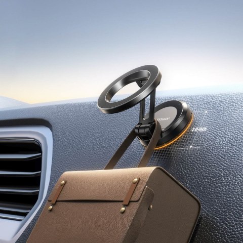 Uchwyt samochodowy magnetyczny do smartfona na deskę rozdzielczą MagSafe - czarny
