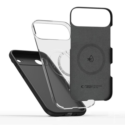 Etui case plecki na iPhone 17 Air MagSafe Silicone - czarne