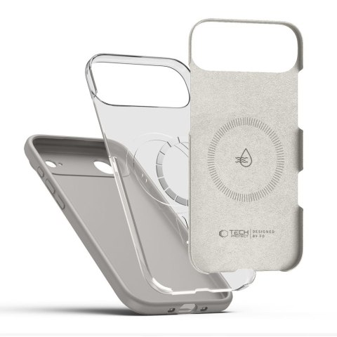 Etui case plecki na iPhone 17 Air MagSafe Silicone - szare