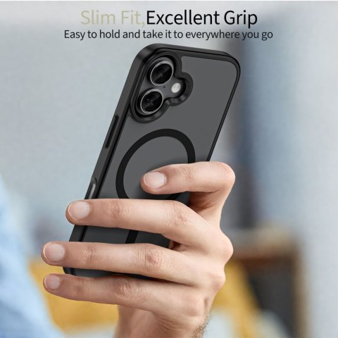 Etui case plecki na iPhone 17 MagSafe MagMat - czarny mat