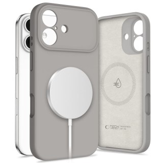 Etui case plecki na iPhone 17 MagSafe Silicone - szare