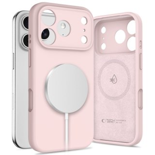 Etui case plecki na iPhone 17 Pro Max MagSafe Silicone - różowe