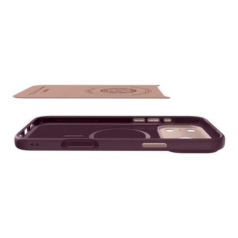 Etui case pokrowiec na iPhone 17 Pro Max MagSafe Nano Pop Mag - bordowe