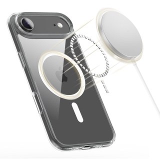 Etui pokrowiec case na iPhone 17 Air MagSafe FlexAir Hybrid - przezroczyste