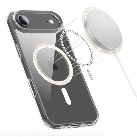 Etui pokrowiec case na iPhone 17 Air MagSafe FlexAir Hybrid - przezroczyste