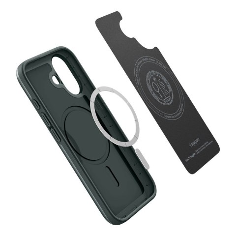 Etui pokrowiec case na iPhone 17 MagSafe Thin Fit - zielone