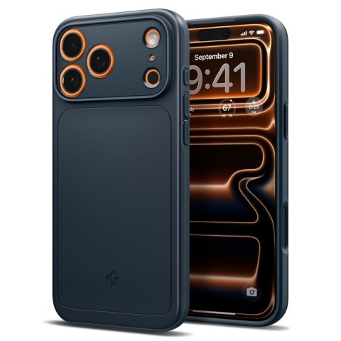 Etui pokrowiec case na iPhone 17 Pro Max MagSafe Thin Fit - granatowe