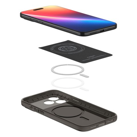 Etui pokrowiec case na iPhone 17 Pro Max MagSafe Thin Fit - szare