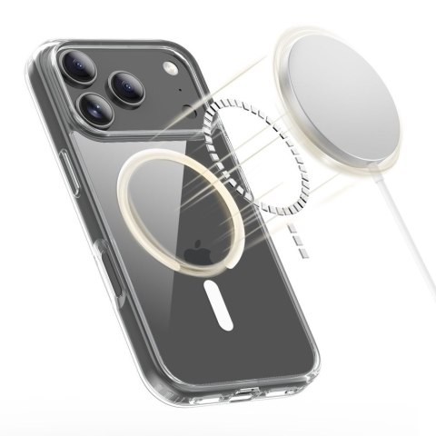 Etui pokrowiec na iPhone 17 Pro Max MagSafe FlexAir Hybrid - przezroczyste