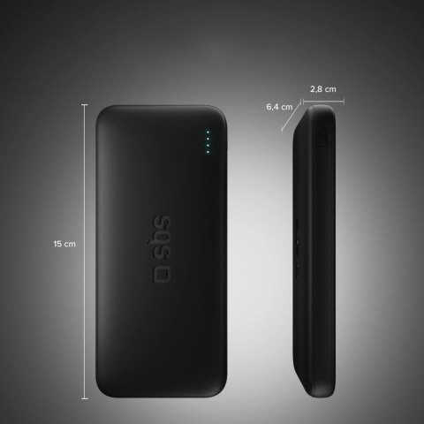 Powerbank 20000mAh 10W USB-A USB-C Infinity LiFePo4 - czarny