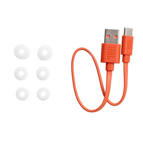 Słuchawki bezprzewodowe dokanałowe JBL Wave Beam Bluetooth 5.2 IP54 IPX2 - białe