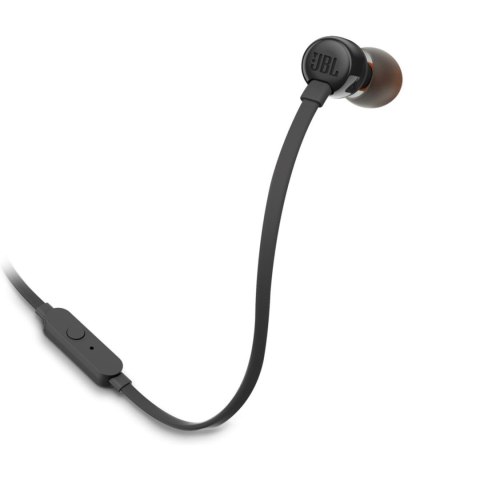 Słuchawki przewodowe douszne z pilotem JBL Tune 110 mini jack 3.5mm - czarne