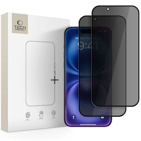 Szkło prywatyzujące na iPhone 17 Air Glass Spy+ - 2 szt.