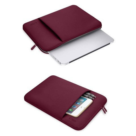 Torba pokrowiec Neopren na laptopa 15-16'' - bordowa