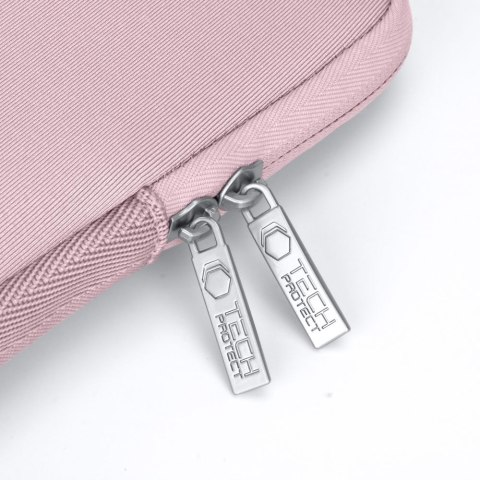 Torba pokrowiec Neoslim na laptopa 13-14'' + etui na akcesoria - różowa
