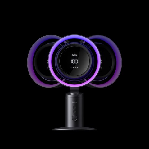 Wentylator turbinowy biurkowy z filtrem 10000mAh Table Fan Pro3 - ciemnoszary