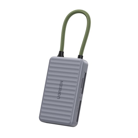 Czytnik kart pamięci SD microSD USB-C - szary