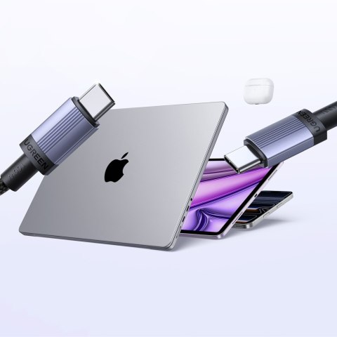 Kabel przewód USB-C PD 100W 5A 3m - czarny