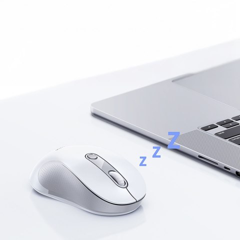 Mysz bezprzewodowa ergonomiczna Bluetooth F02 - biała