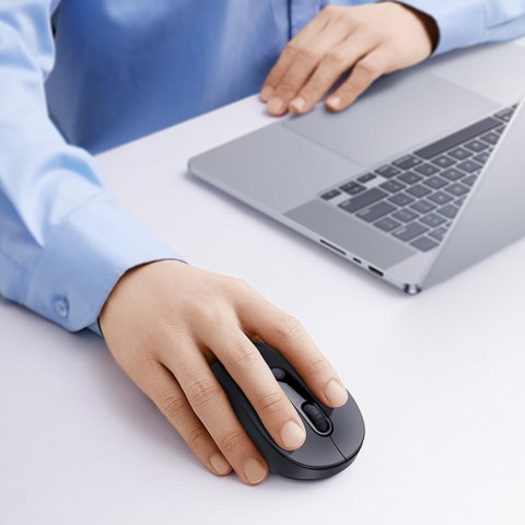 Mysz bezprzewodowa ergonomiczna Bluetooth F02 - czarna