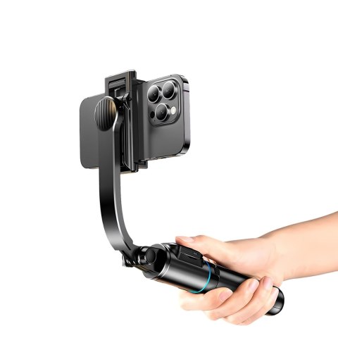 Selfie stick 4w1 statyw składany kijek do zdjęć z pilotem 110cm - czarny