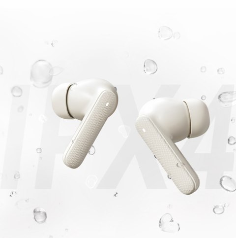 Słuchawki bezprzewodowe douszne Buds ENC SBC IPX4 Bluetooth - białe