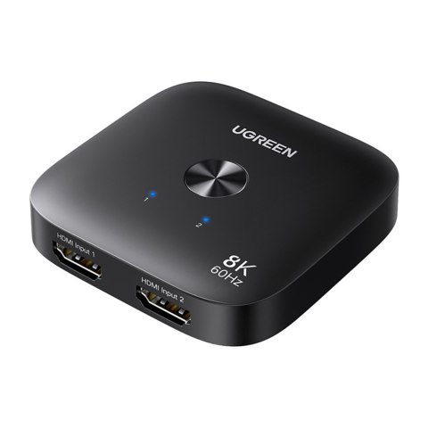 Switch przełącznik HDMI 2w1 8K 60Hz Ultra HD - czarny