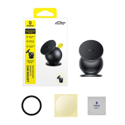 Uchwyt samochodowy magnetyczny do smartfona na deskę PrimeTrip VC1 Air MagSafe - czarny
