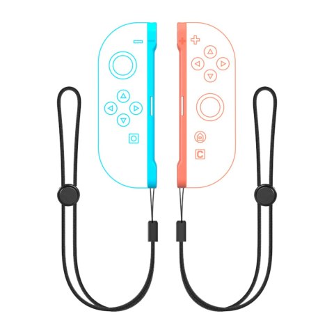 Zestaw akcesoriów rodzinnych 23w1 do konsoli Nintendo Switch 2 - pomarańczowy i niebieski