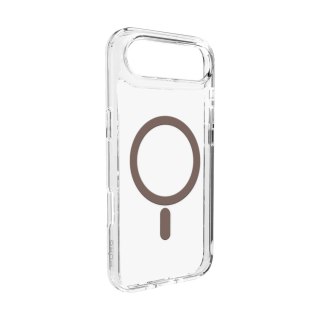 Etui plecki case na iPhone 17 Air TPU PC Lite Mag MagSafe - przezroczyste brązowy pierścień