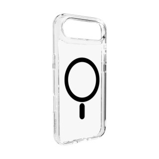 Etui plecki case na iPhone 17 Air TPU PC Lite Mag MagSafe - przezroczyste czarny pierścień