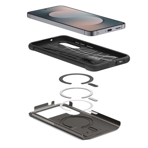 Etui pokrowiec na Samsung Galaxy S25 FE Slim Armor Mag MagSafe - szare