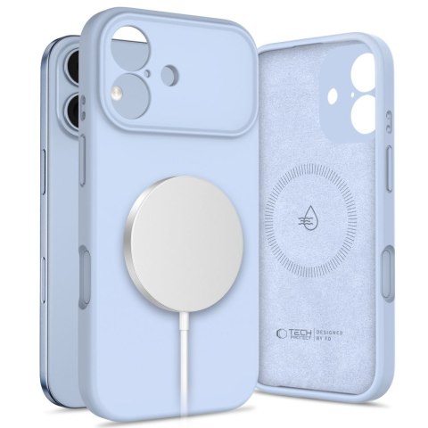Etui pokrowiec na iPhone 17 Silicone MagSafe - niebieskie