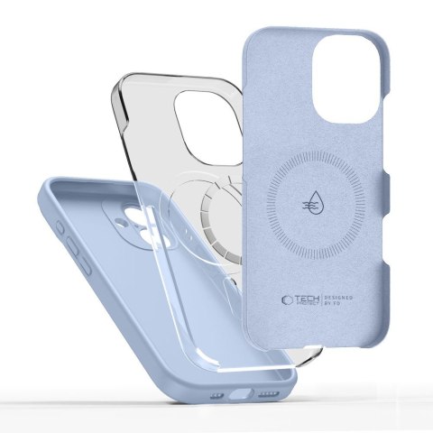 Etui pokrowiec na iPhone 17 Silicone MagSafe - niebieskie