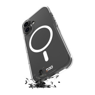 Etui pokrowiec na iPhone 17 TPU PC Impact Clear D3O MagSafe - przezroczyste