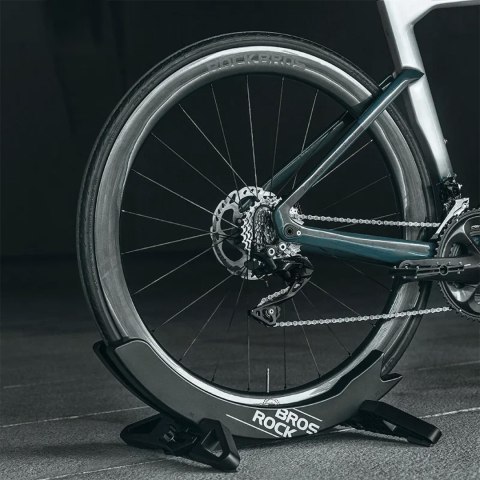 Stojak rowerowy pod koło oponę z regulacją szerokości 3 - 8 cm - czarny