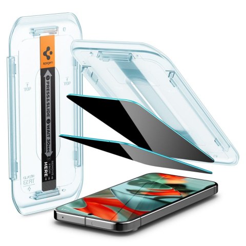 Szkło prywatyzujące na Google Pixel 9 Pro XL Glas.TR Ez Fit Privacy - 2 szt.