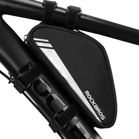 Torba rowerowa na narzędzia pompkę mocowana na ramę 0.7l - czarna