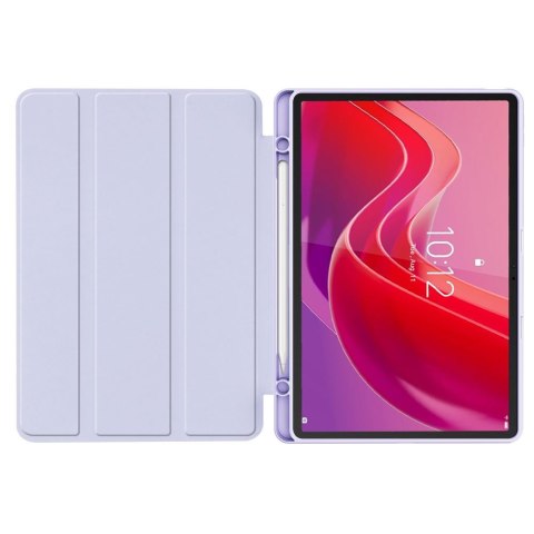 Etui z podstawką na Lenovo Tab M11 11'' TB-330 SC Pen - fioletowe